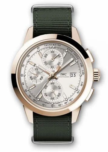 IWC Ingenieur Chronograph Custom Red Gold / Silver-Gold / Rubber IW3808-CV (IW3808CV)